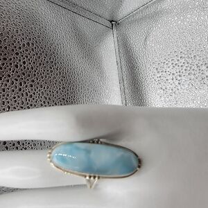 Sky Blue Laramar Oval Ring